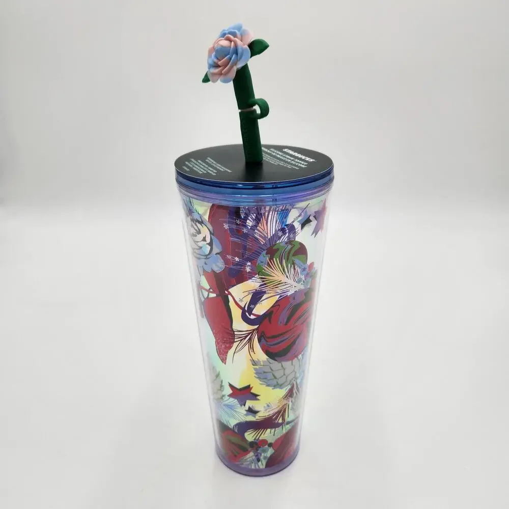 Christmas 2023 Starbucks Limited Edition‎ Holiday  Venti Cold Cup Tumbler Pastel